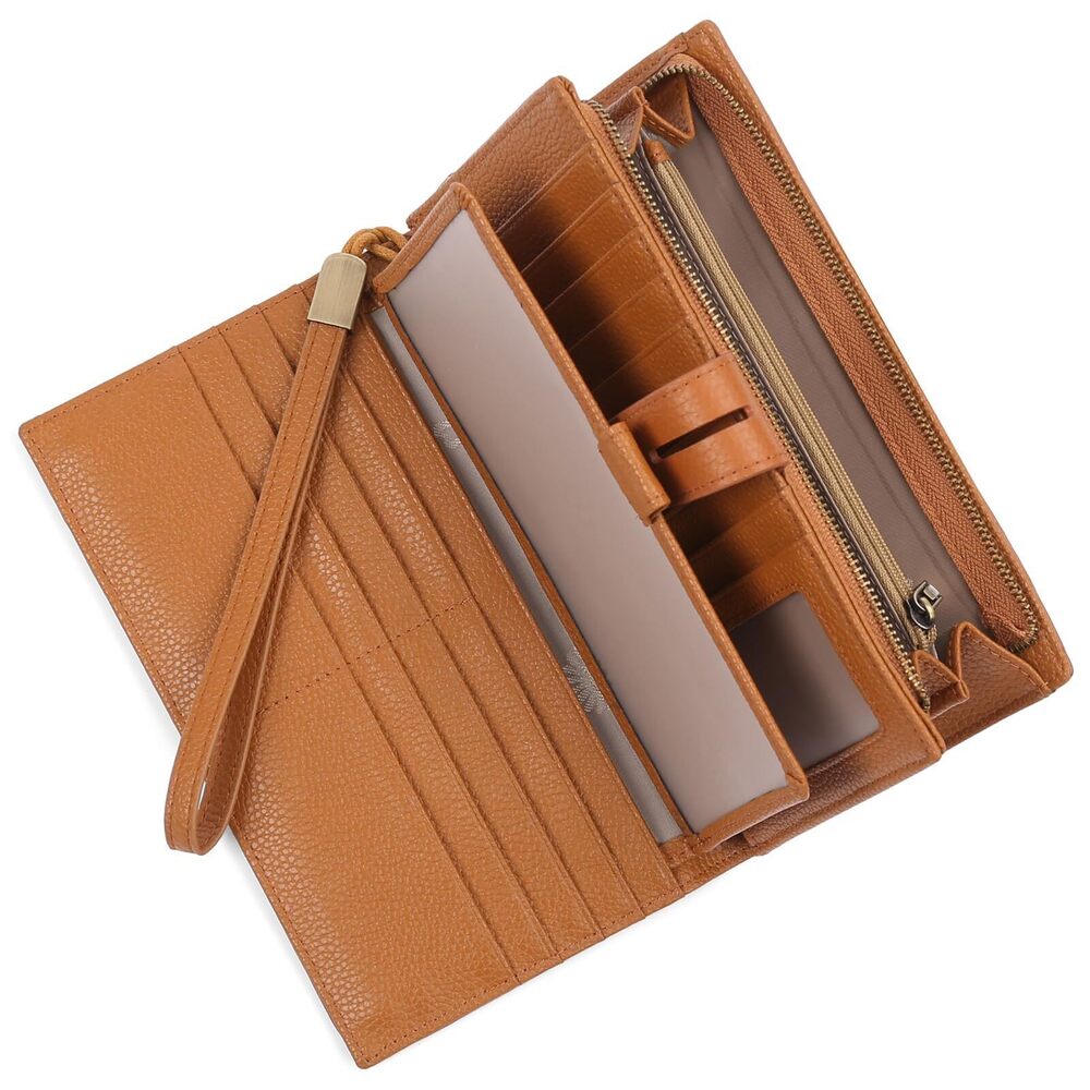 1076 Wallet Large Capacity Rfid Blocking Leather Wallets Credit Cards